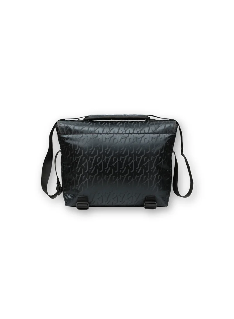 DKNY DKNY Men's Crossbody Messenger Bag with Embossed Logo and Adjustable Strap – Black (DKNY-5160)